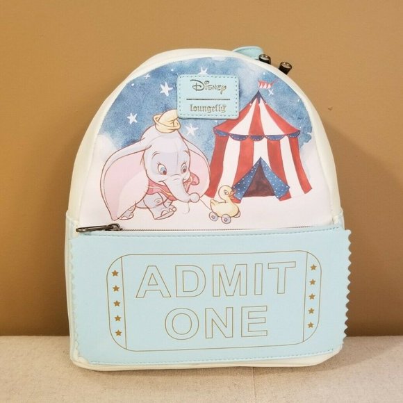 Loungefly‎ Disney Dumbo Admit One Circus Ticket Mini Backpack NWT s-l400.jpg main image 4